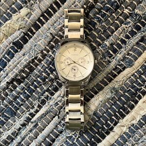 Fossil Silver Chronograph Watch